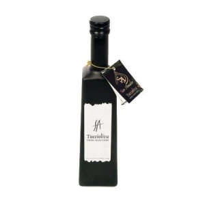 Aceite de oliva virgen extra Tuccioliva variedad picual. Botella solitude de 500 ml.
