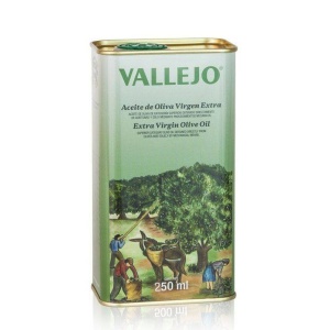 Vallejo. Aceite de Oliva Picual. Lata de 250 ml