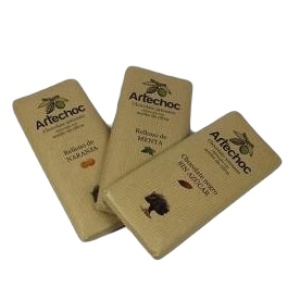 Artechoc. Pack de 3 chocolates. 3 x 115 gr.