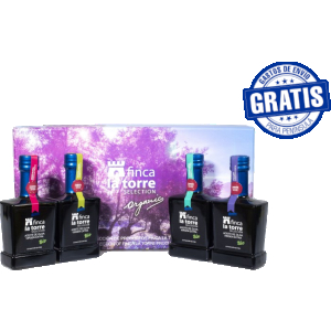 Finca la Torre Colección Monovarietales. Estuche 4 variedades de 250 ml.