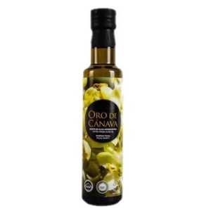Oro de Cánava. Aceite de oliva Picual. Botella Dórica de 250 ml.
