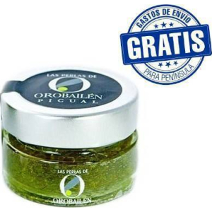 Perlas Oro Bailén. picual. Caja de 12 x 50 gramos