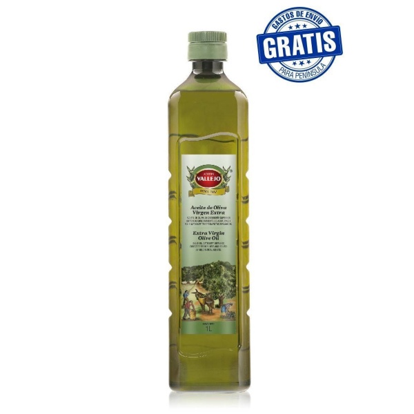 Vallejo. Aceite de oliva Picual. 15 botellas de 1 Litro