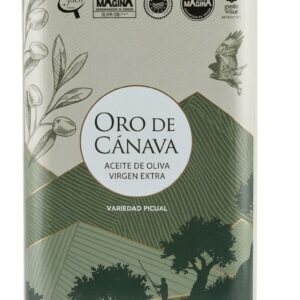 Oro de Cánava. Aceite de oliva Picual. Lata de 3 litros