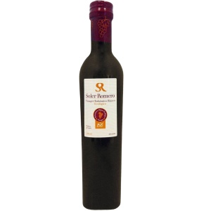 Vinagre balsámico blanco ecológico "Soler Romero". 250 ml.