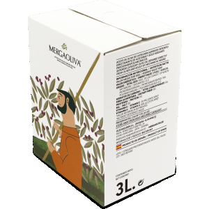 Mergaoliva Cenit. Aceite de oliva Picual. Bag in box 3 Litros