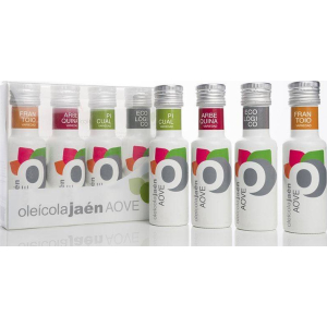 AOVE Oleicola Jaen. Estuche 4 variedades. 100 ML.