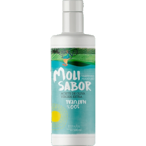 AOVE Molisabor. Aceite de oliva Frantoio. 500 ml