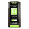 Eretru. Aceite de oliva Ecológico. 12 Latas de 1 Litro
