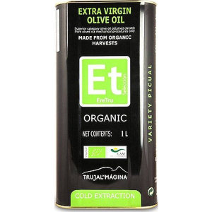 Eretru. Aceite de oliva Ecológico. 12 Latas de 1 Litro