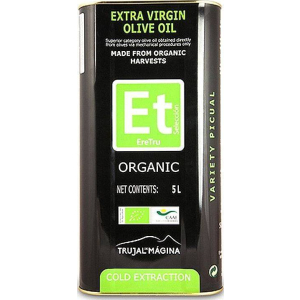 Eretru. Aceite de oliva Ecológico. 3 Latas de 5 Litros