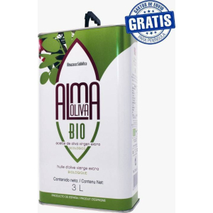 Almaoliva Bio. Caja de 4 latas de 3 litros.