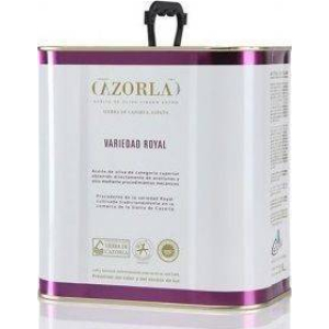 Cazorla. Aceitede oliva royal. Caja de 4 latas de 5 litros