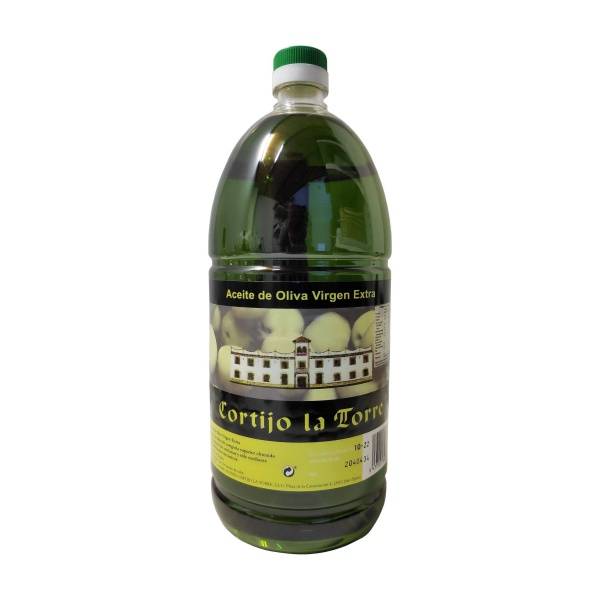 Aceite de oliva virgen extra picual Cortijo la Torre. 2 litros