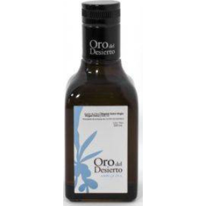 Oro del Desierto. Aceite de oliva Ecológico. 250 ml. Caja de 12 uds.