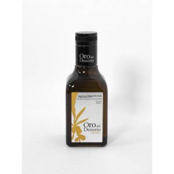 Oro del Desierto. Aceite de oliva Ecológico. 250 ml. Caja de 12 uds.