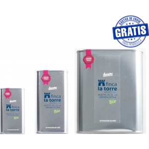 Latas Finca la Torre Arbequina.