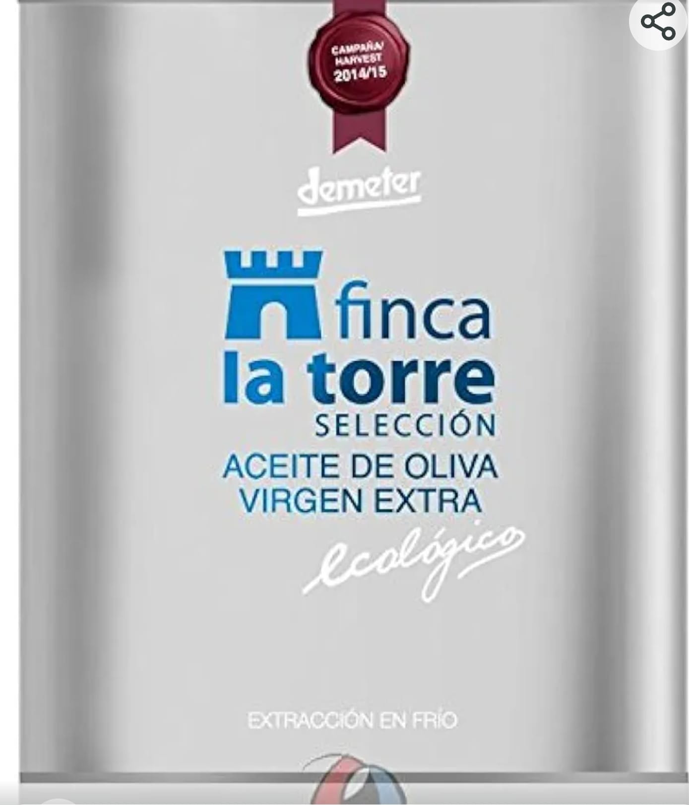 Finca La Torre Hojiblanca. Lata 2L
