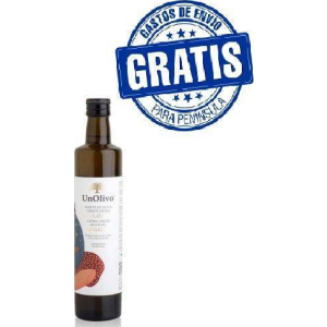 AOVE Ecológico UnOlivo. Botella cristal 500ml. Caja de 12 unidades.