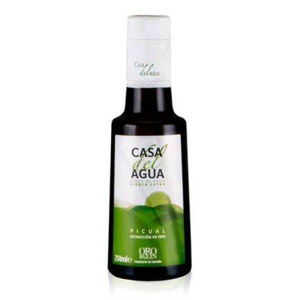 Aceite de Oliva virgen Extra. Casa del Agua. Botella cristal 250 ml.