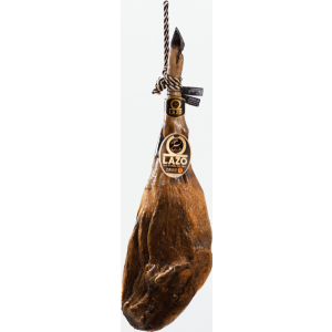 Jamón de bellota 100% de raza ibérica. D.O.P. Jabugo. Lazo.