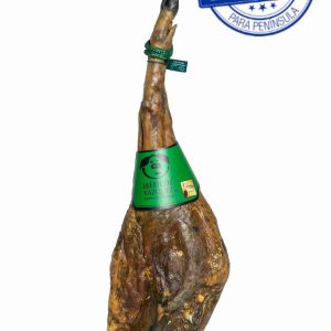 Jamón Vazquez iberíco de cebo de campo cortado a cuchillo. .