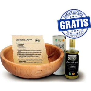 Pintarré. Hortera 6 comensales + estuche 700 ml + receta pipirrana