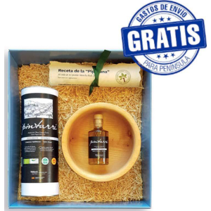 Pintarré. Estuche 700 ml + botella 100 ml + hortera pequeña + receta pipirrana.