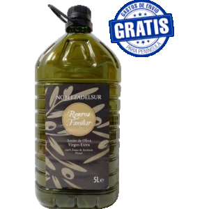 Nobleza del Sur, aove reserva familiar picual PET. Caja 3 unidades x 5 Litros.