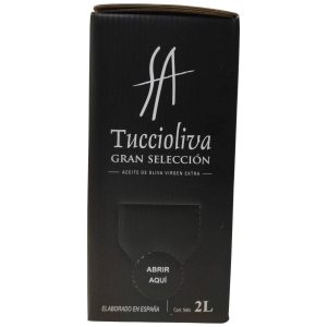 Tuccioliva. Aceite de oliva Virgen Extra. Bag in Box 2 Litros.