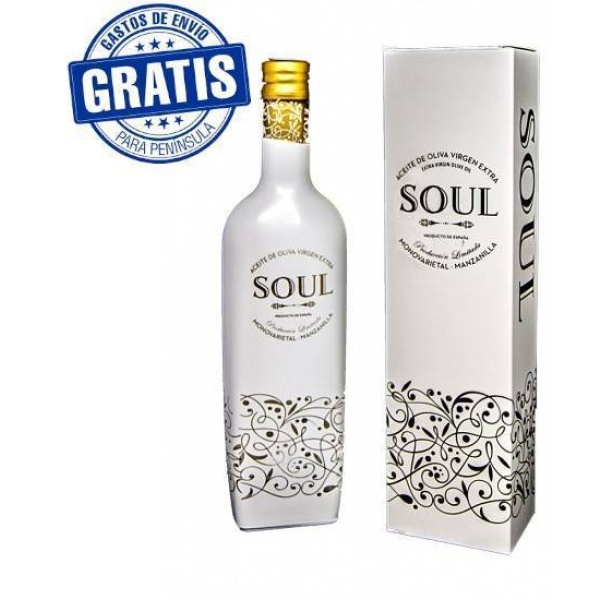 Soul Premium. Aceite de Oliva Virgen Extra. Caja de 12 x 500 ml.