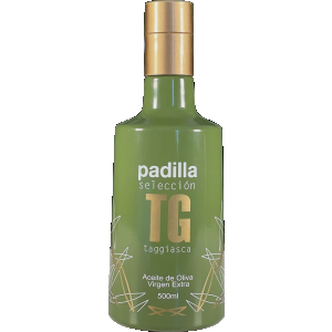 Padilla. Aceite de Oliva Virgen Extra. Taggiasca. Caja de 12 x 500 ml.