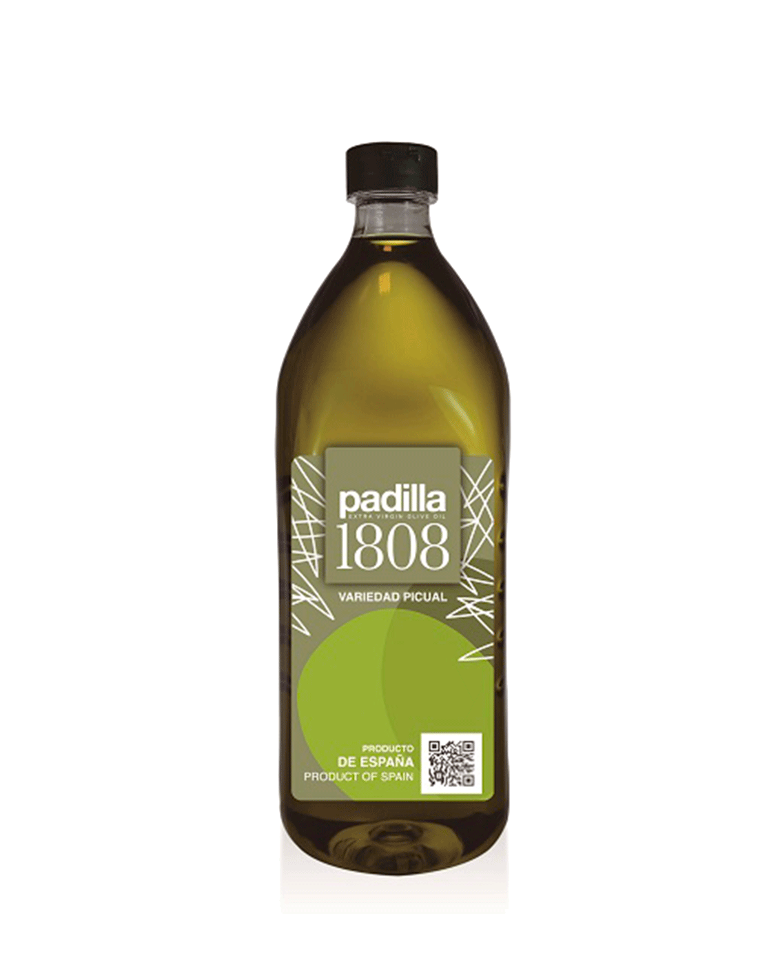 Padilla 1808. Aceite de Oliva Virgen Extra. Caja de 12 x 1 Litro.