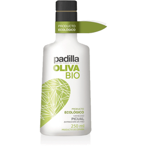 Padilla. Aceite de Oliva Virgen Extra Ecológico Bio. Caja de 20 x 250 ml.