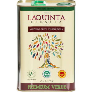 La Quinta Esencia. Lata Premium Verde 2,5 litros.