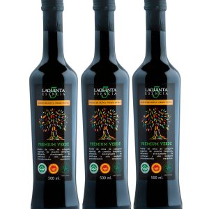 La Quinta Esencia. Estuche con 3 botellas Premium Verde 500 ml.