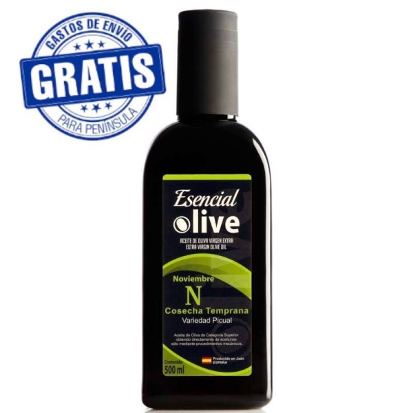 AOVE Esencial Olive Noviembre. Caja de 12 x 500 ml.