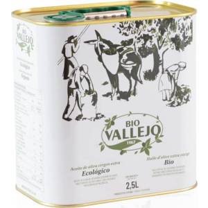 AOVE Vallejo Ecológico. Caja de 4 latas de 2,5 litros.