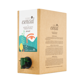 Esencial. D.O.P. Sierra de Cazorla. Caja 3 Bag in Box de 3 litros. Variedad Picual.