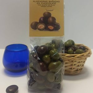 Aceitunas bombón de chocolate. Bolsita de 150 gramos