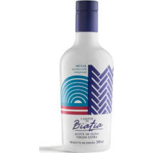 Campos de Biatia Aceite de Oliva Virgen Extra 500 ml. Dorica (CRISTAL) 12 Unidades