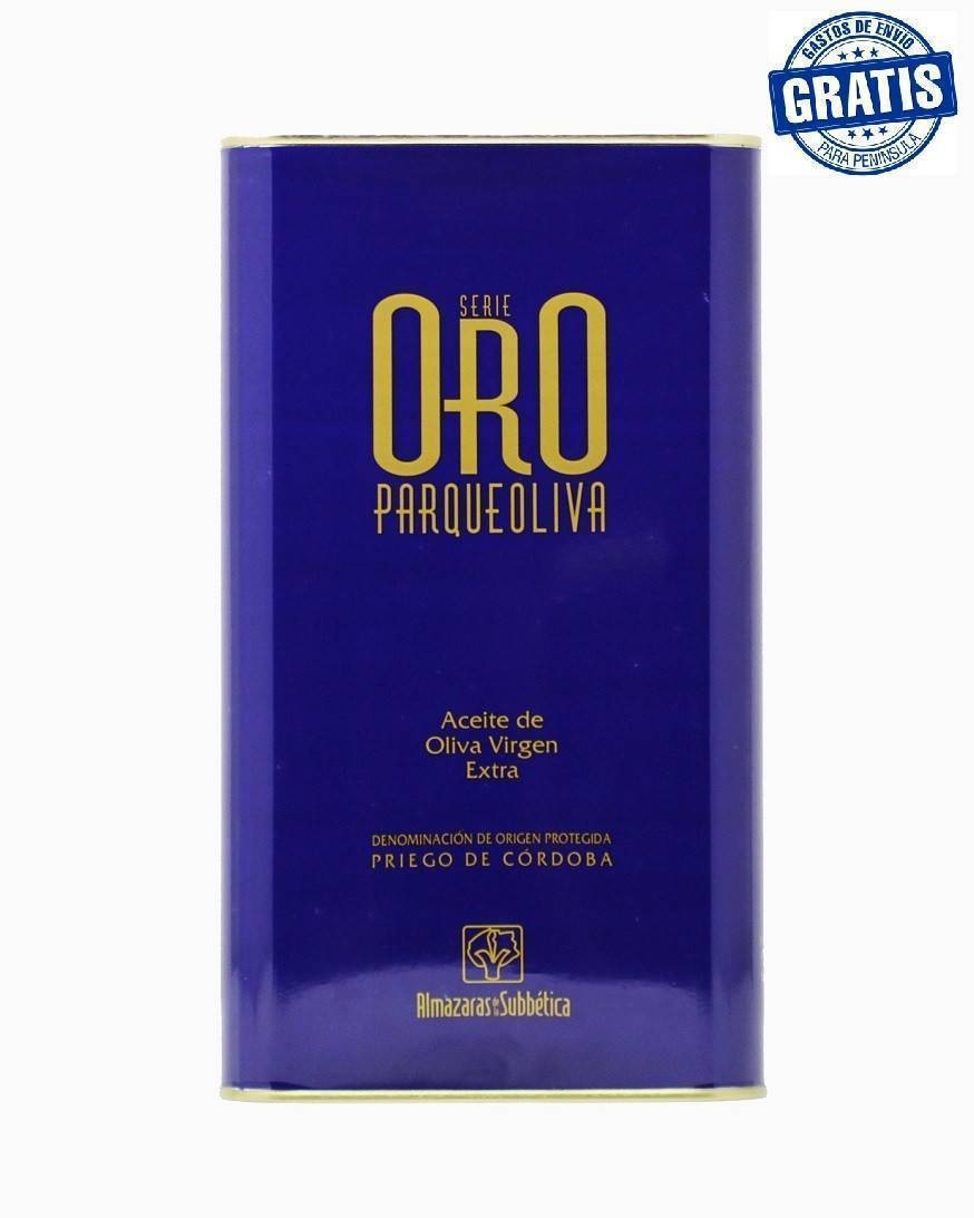 Parqueoliva serie oro. Caja de 4 latas de 3 litros.