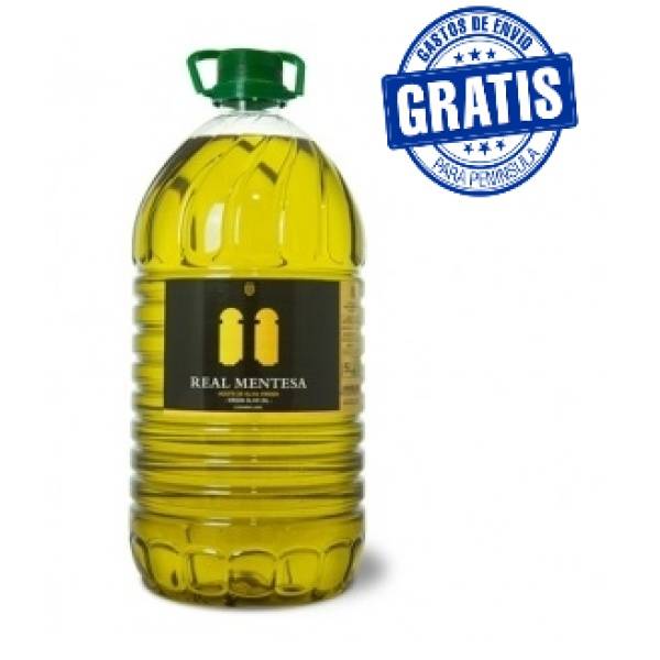 Real Mentesa, aceite de oliva virgen extra. Caja 3x5L