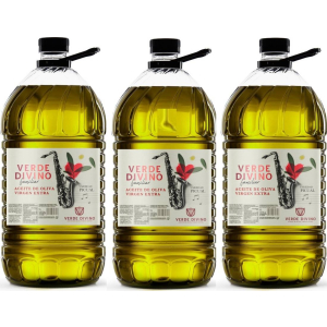 Verde divino. Aove picual 3 x 5 litros.