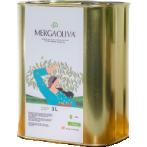 AOVE Mergaoliva alba ( Picual) lata de 3 litros.