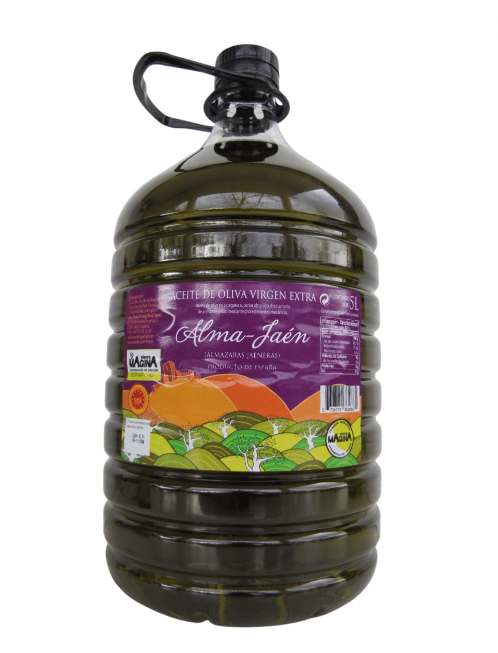 Aceite de oliva virgen extra. Alma-Jaén. 3 envases de 5 Litros - Imagen 3