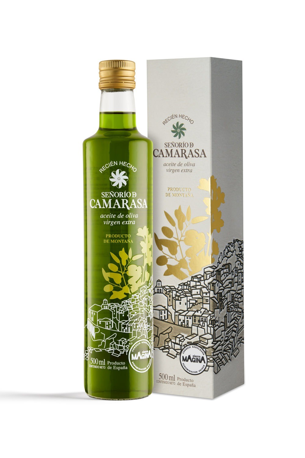 Señorío de Camarasa. Aceite Temprano “Recién Hecho” 500 ml.