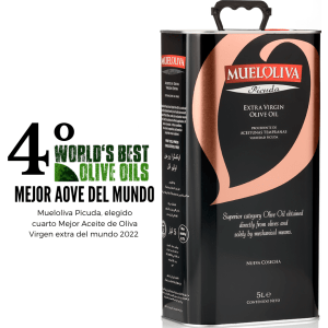 Mueloliva Picuda. Caja de 3 latas de 5 Litros.