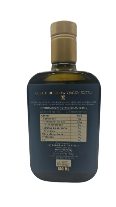 Berlanga edición especial. AOVE Picual. 500 ml. - Imagen 2