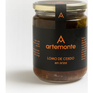 Lomo de cerdo en orza en Aceite de Oliva Virgen Extra 400gr